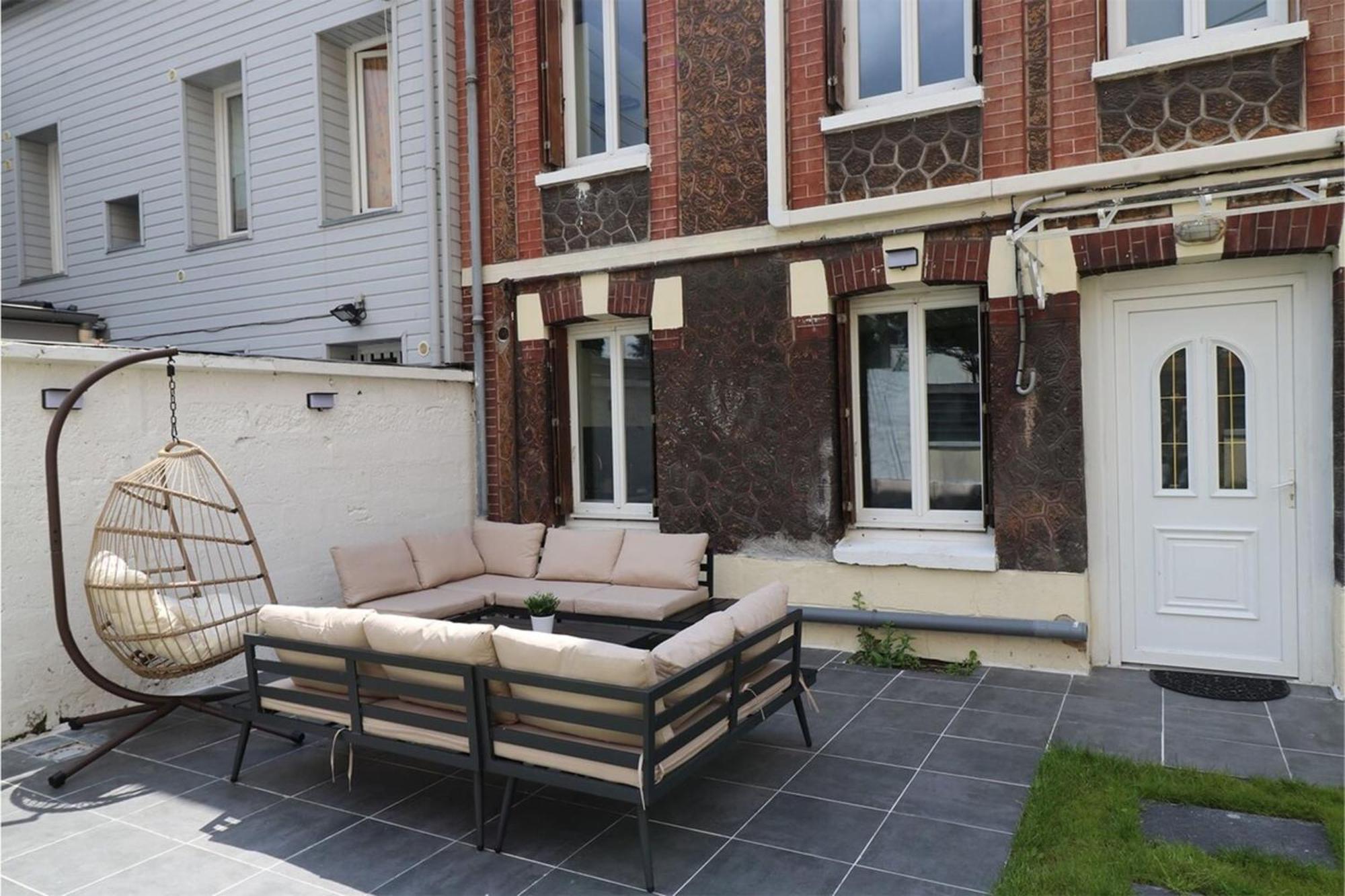 Trixie Jolie Maison Avec Jardin Rouen Exteriör bild